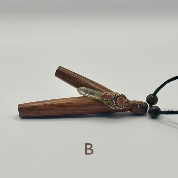 3 Kuripe Necklaces - Ayahuasca Vine & Crystals