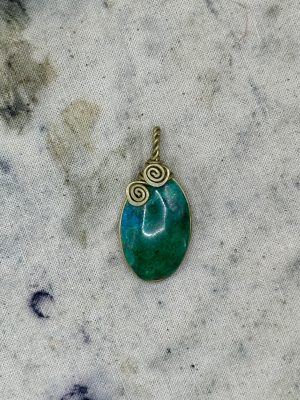 Chrysocolla I Pendant