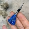 Lapis Lazuli and Obsidian Pendant